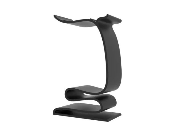 Dual Headphone Stand - Black color