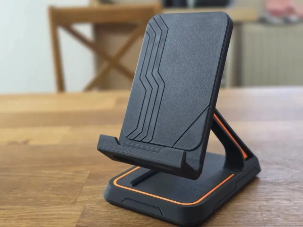 Mobile Stand - Z Style - Black & Orange color