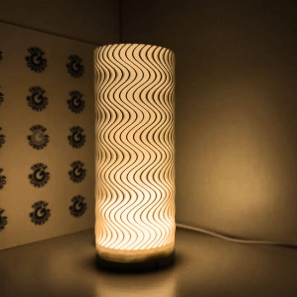 Mesmerizing Wavy Lamp Shade
