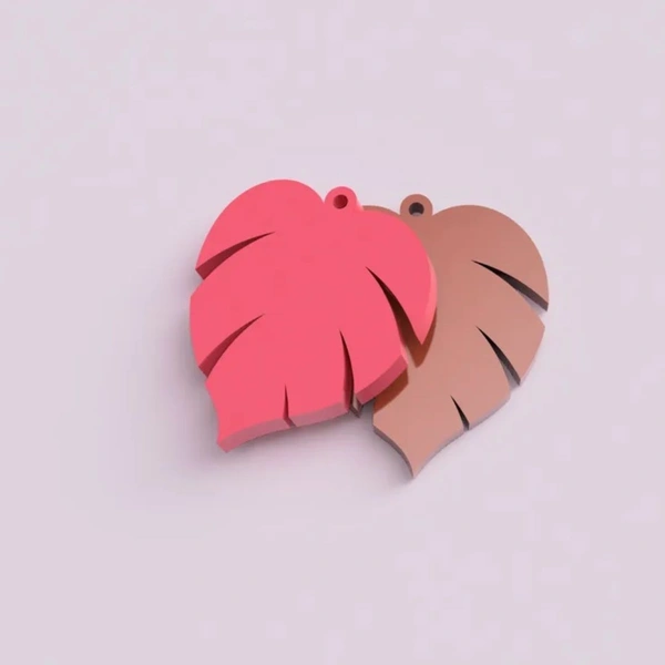 Monstera Leaf Earring