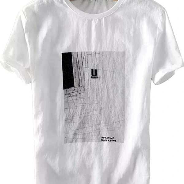 Trendy Sensational Men Tshirt - White, M