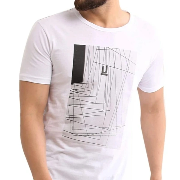 Trendy Sensational Men Tshirt - White, M