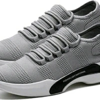 KIKU Stylish Men's Sports Shoes - White, IND - 10