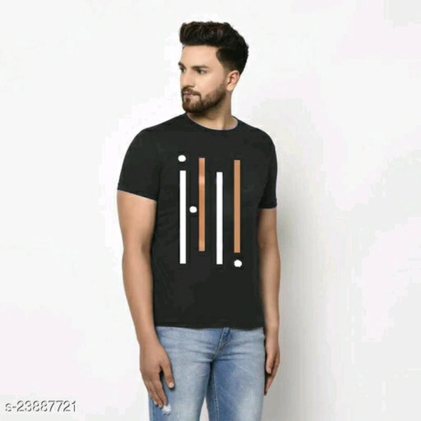 KIKU Comfy Sensational Men Tshirts - Xl, Black