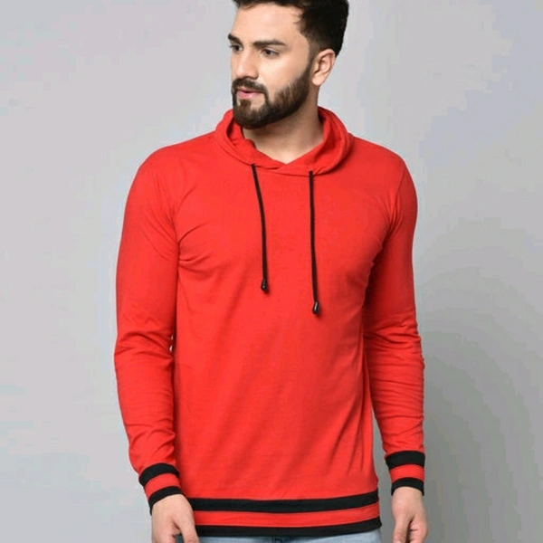 Urbane Elegant Men Tshirts - L, Red