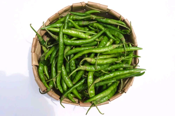 Mirch Fresh Green Chili 250gm|हरा मिर्च 250 ग्राम  - Green, Hara Mirchi, 250 Grams