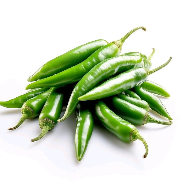 Mirch Fresh Green Chili 250gm|हरा मिर्च 250 ग्राम  - Green, Hara Mirchi, 250 Grams