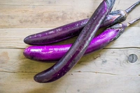 Baingan Organic Fresh Brinjal (बैंगन)# 500 Grams - Purple, 500 Grams