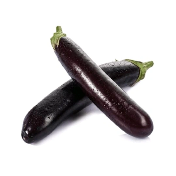 Baingan Organic Fresh Brinjal (बैंगन)# 500 Grams - Purple, 500 Grams