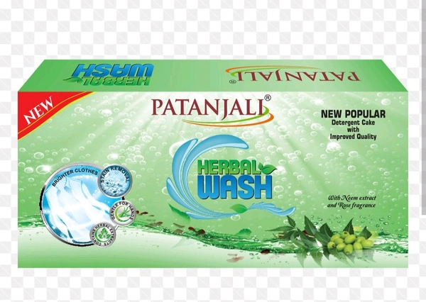 Patanjali Harbal Wash Cake - Mint Green