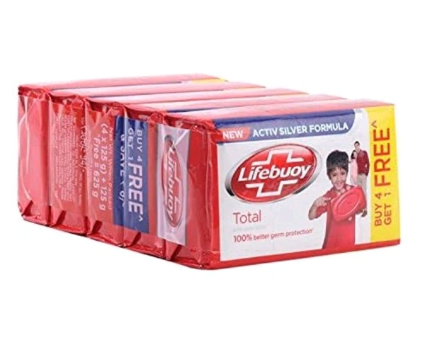 Lifebuoy 125gm *4 Pack - Web Orange