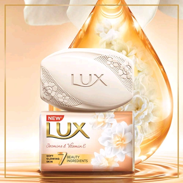 Lux Brand Soap|Jasmine Vitamin C+E - Web Orange