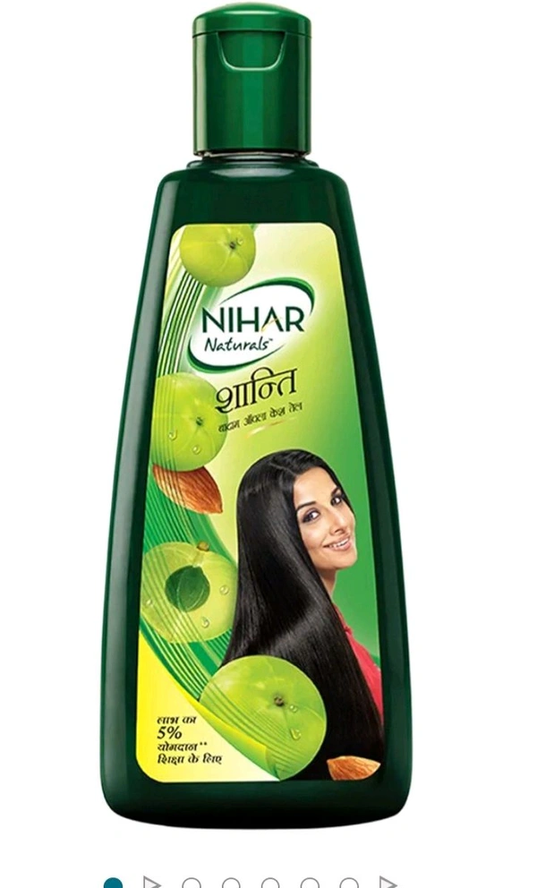 Nihar Shanti Badam Amla Kesh Oil 240 Ml - Green