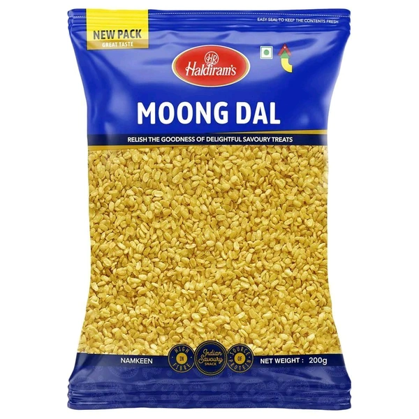 Haldiram Brand Moong Dal 200 grams Packet 1