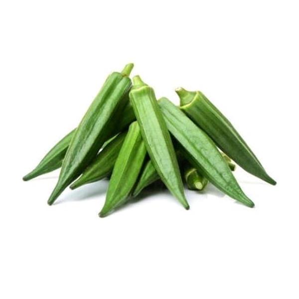 Farm Fresh Ladyfinger(Bhindi)1kg|खेतों से ताज़ा भिंडी 1 किलोग्राम  - Green, 1 Kilograms