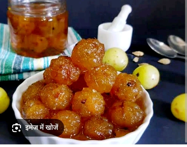 गृहलक्ष्मी  Grihlaxmi Amla Muraba Cook In Low Stem 500 Gm  - Pure, 275101