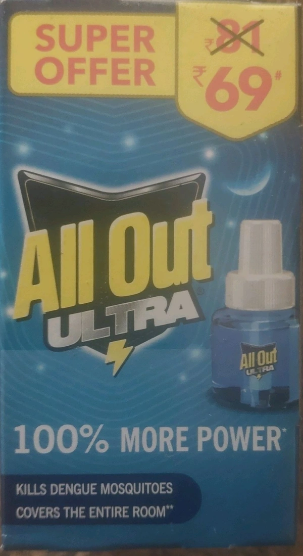 All Out Allout 45 Ml 1 N Liquid Refill - Black, Good, 275101