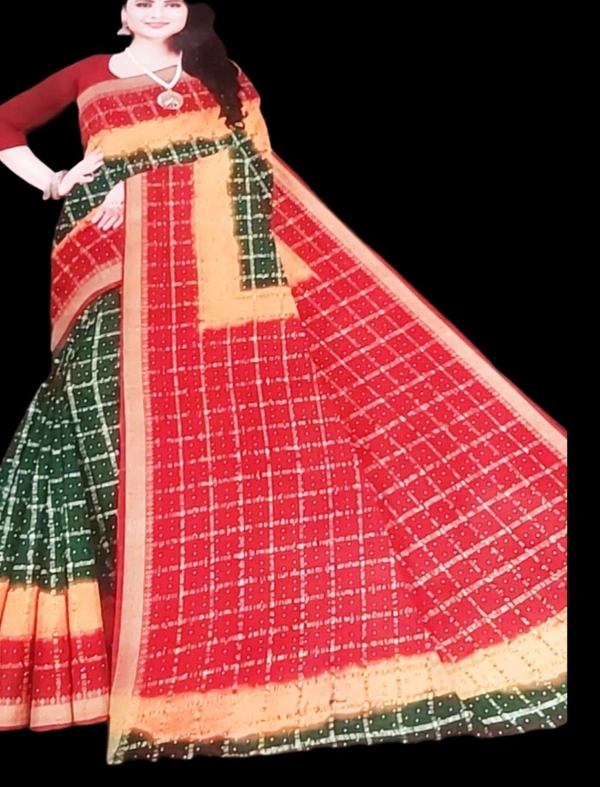 Padharosa 5.5 Mts 100% Cottons Saree - Burgundy