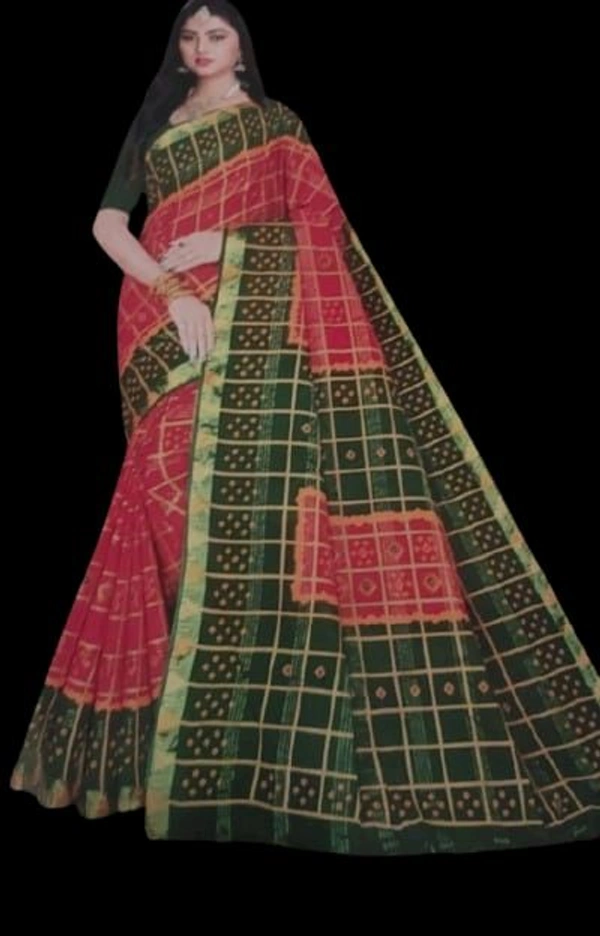 Grihlaxmi  Cotton Anpurna Badhai Ho Saree  - Web Orange