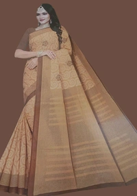 Grihlaxmi Annapurna Cpema Cotton Saree - Wild Watermelon