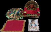 Laddu Gopal Poshak Set 4 Items  - Yellow