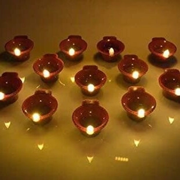 Badi Batti water sensor premium quality diya (12 piece box)