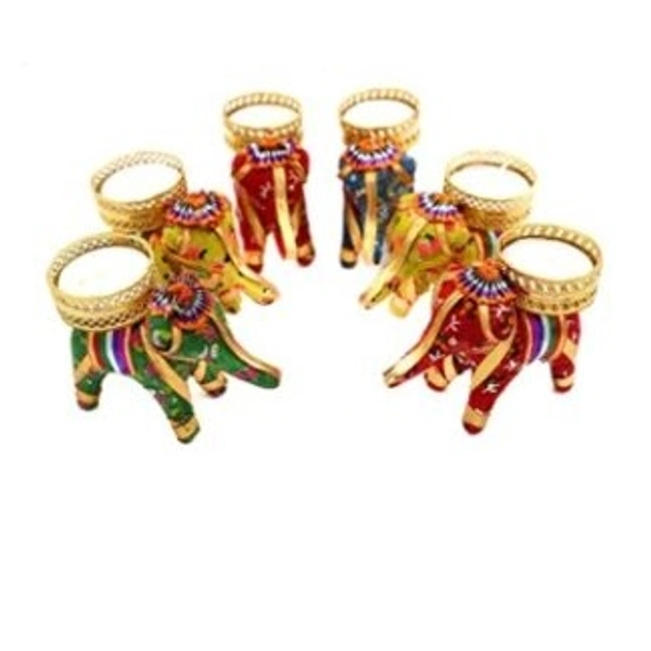 elephant t-candle holder (5 Pcs Set) 