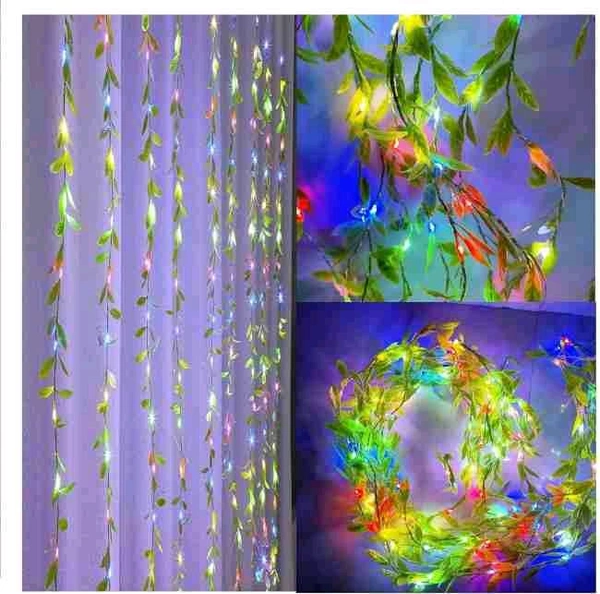 Hanging Plants with 8 Modes 180 LED Fairy Light,Waterproof Outdoor (multi colour) 