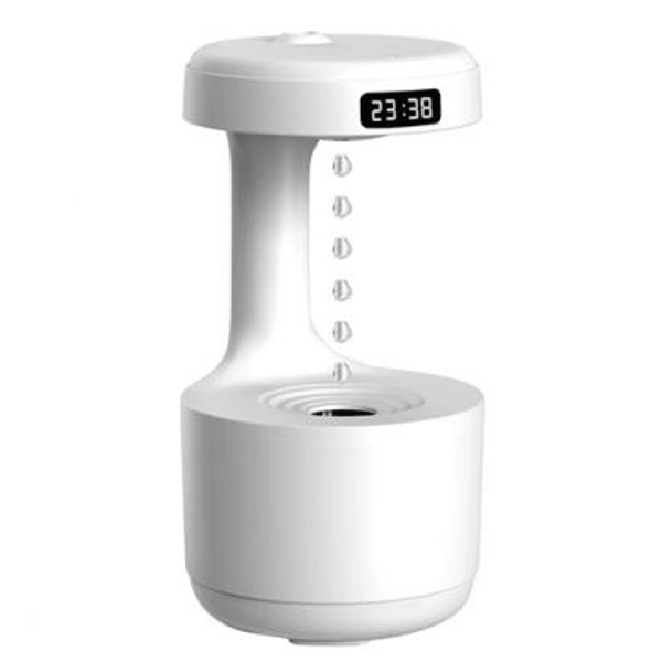 800 Ml Anti-Gravity Water Droplet Humidifier Anti-Gravity Humidifier With 2 Modes,Gravity Humidifier For Baby Home Bedroom, White