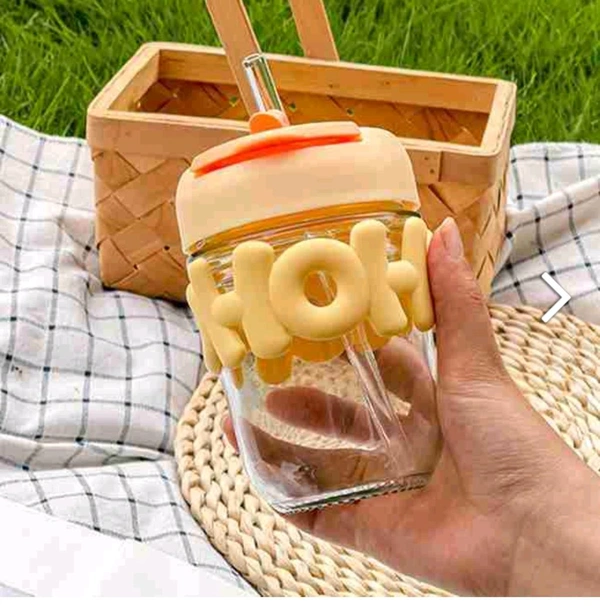 Hoho Printed Glass Mug(350ml)