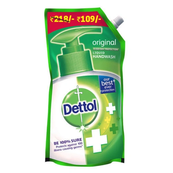 Dettol Handwash - 750ml, green and pink