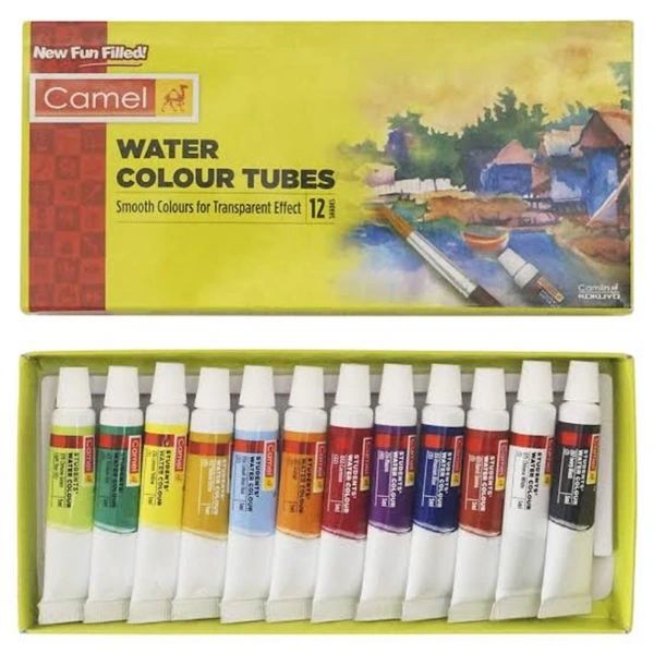 Camel Water Colour 12 Shades - 12 X 5ml
