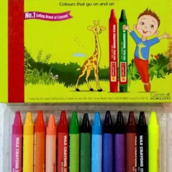Camel Wax Crayon 12 Shades - small