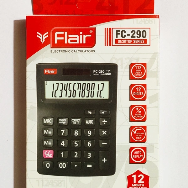 Flair Calculator  - black, small