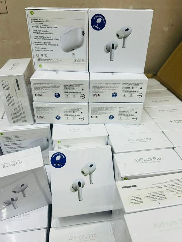 Airpods Pro 2nd Generation TWS Earphones, C-Type Charging Case, White, Bluetooth 5.3, Mic, Active Noise Cancellation(ANC)