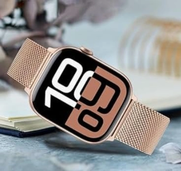 Series 10 Smartwatch with Logo Master copy ip68 waterproof with Dubble Strap (Gold, Series 10 Master copy with Milanese Loop)