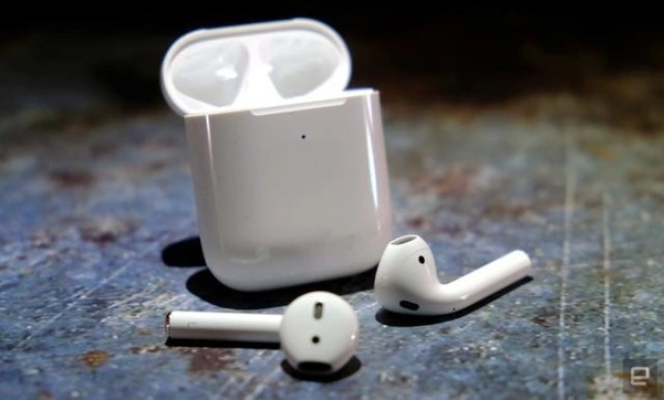Airpods second generation With Charging Case | The All-New H1 Headphone Chip, Optical Sensors And Motion Accelerometers | Compatible with all android and apple IOS devices - White, 1 Year