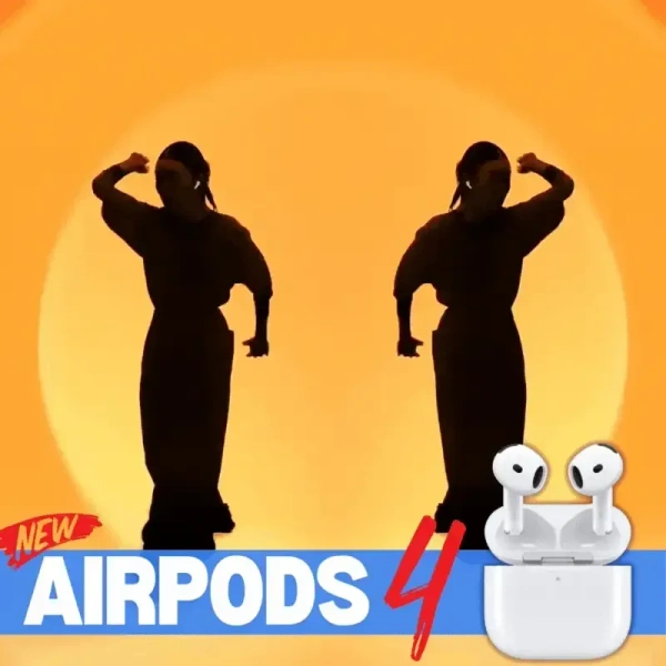New Airpods 4 with Active Noise Cancellation | New Launch | Battery Life Up to 30 Hours | USB-C & Wireless Charging | Best Fitting Airpods Ever | Compatible with Apple and Android Devices - 1 Year