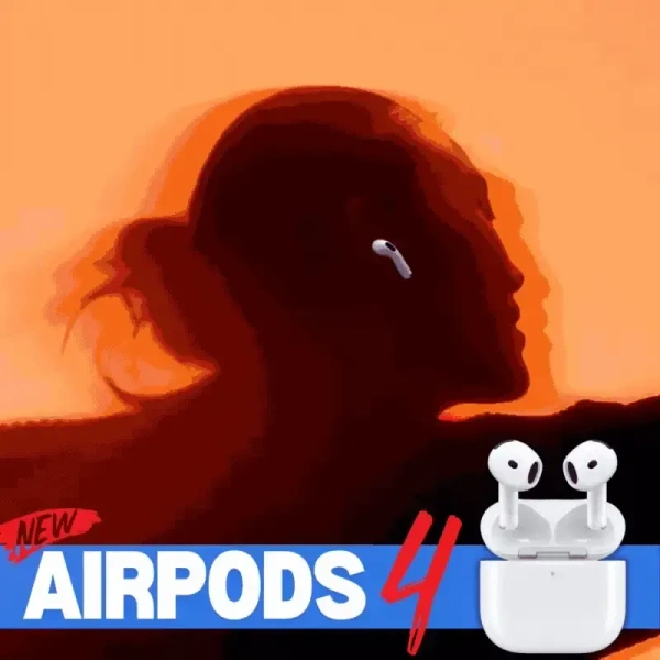 New Airpods 4 with Active Noise Cancellation | New Launch | Battery Life Up to 30 Hours | USB-C & Wireless Charging | Best Fitting Airpods Ever | Compatible with Apple and Android Devices - 1 Year