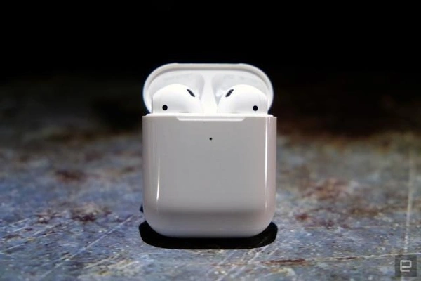 Airpods second generation With Charging Case | The All-New H1 Headphone Chip, Optical Sensors And Motion Accelerometers | Compatible with all android and apple IOS devices - White, 1 Year