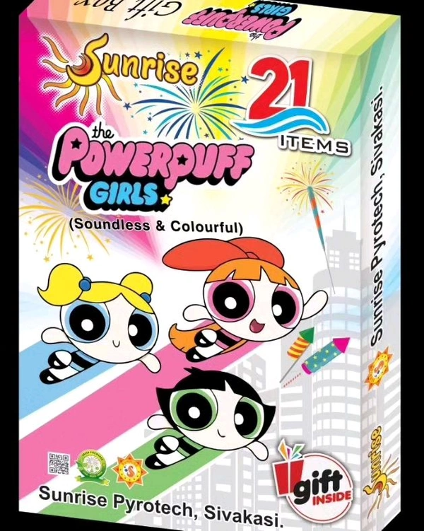Sunrise Fireworks The Powerful Girls - 21 Items  - White