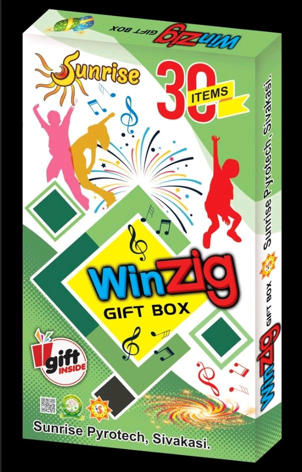 Sunrise Fireworks Win Zig - 30 Items - White