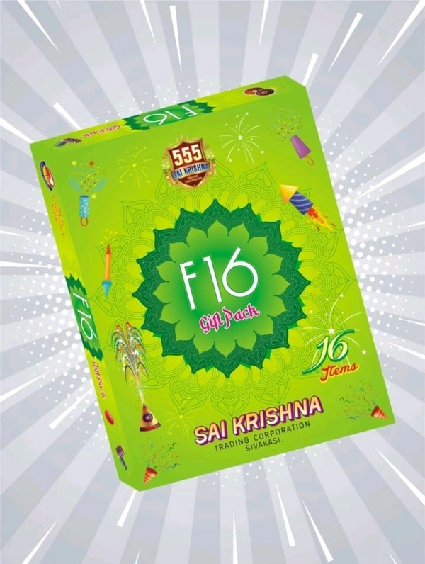 Sai Krishna Crackers  F 16 - 16 Items - Japanese Laurel