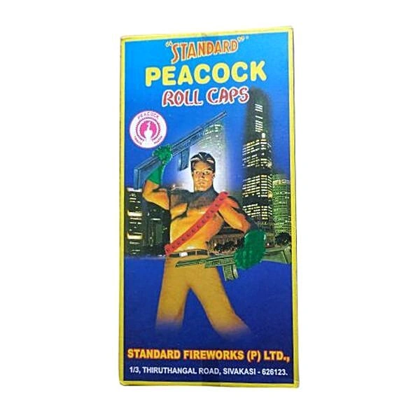 Standard Fireworks Peacock Roll Caps - Royal Blue