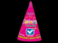 Vanitha Fireworks Colour Cone - Magenta / Fuchsia
