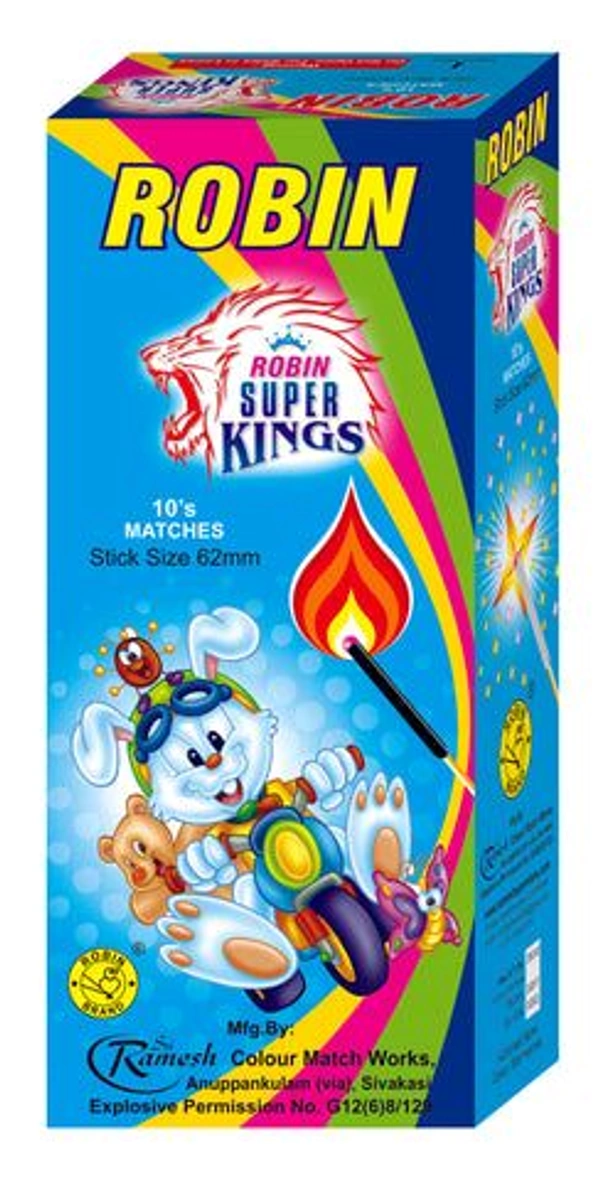 Robin Super Kings - Colour Matches - Royal Blue