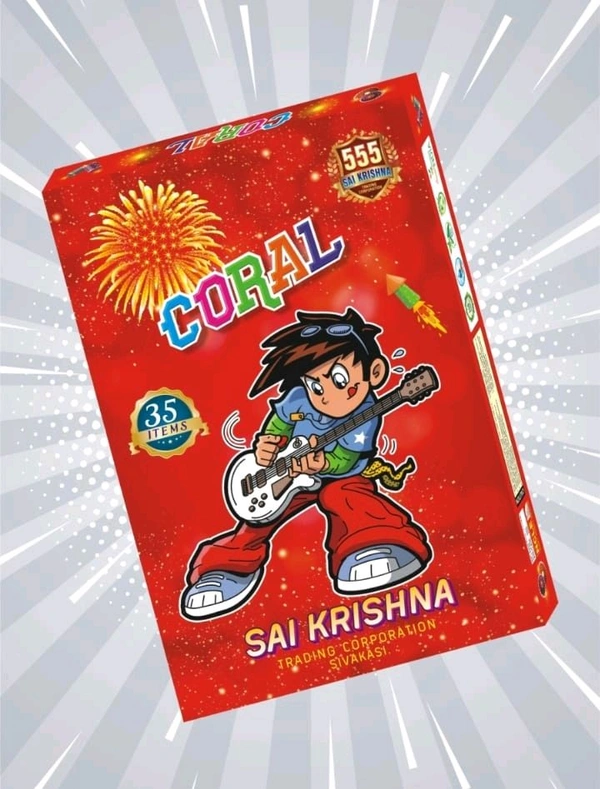Sai Krishna Crackers Coral - 35 Items - Pine Green