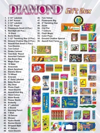 Sai Krishna Crackers Diamond - 55 Items - Purple