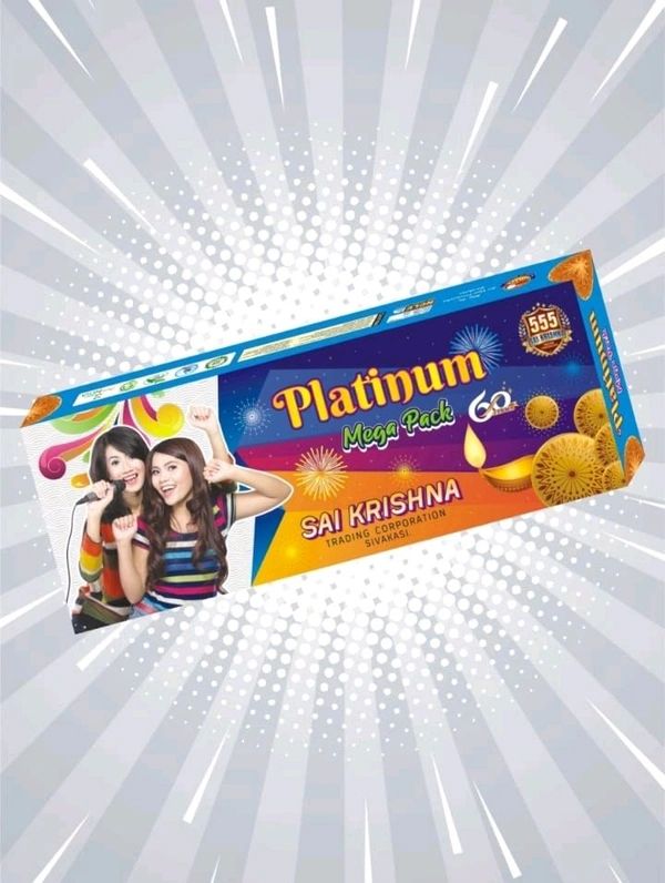 Sai Krishna Crackers Platinum - 60 Items - Pine Green