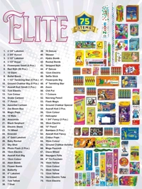 Sai Krishna Crackers Elite - 75 Items - Magenta / Fuchsia